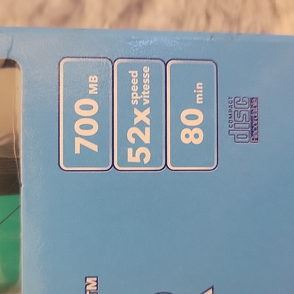 Verbatim Digital Vinyl CD-R, New In Box! - Picture 2 of 8